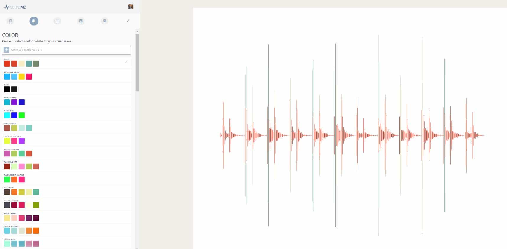 customize your Baby Heartbeat Soundwave Art